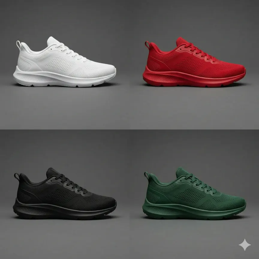 AI Product Color Changer — same handbag shown in four different colors in a grid