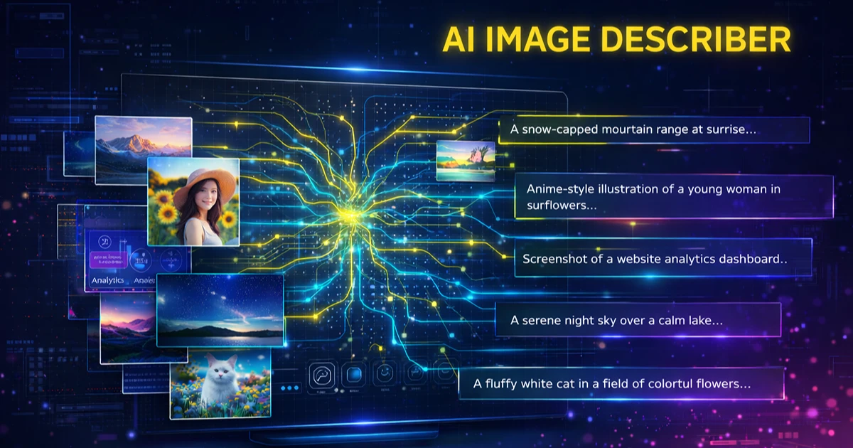 AI Image Description Generator Free Online – Alt Text, Captions, and ...